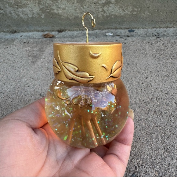 Disney Gold and‎ Clear Bambi Snow Globe Ornament - Picture 4 of 7
